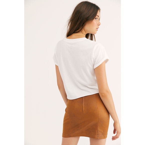 Free People Ruched Mini Skirt - Picture 2 of 7